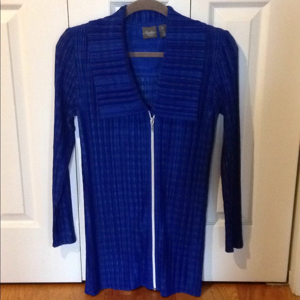 Chicos Travelers Collection Royal Blue Jacket